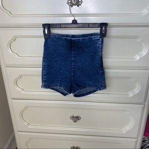 Denim shorts